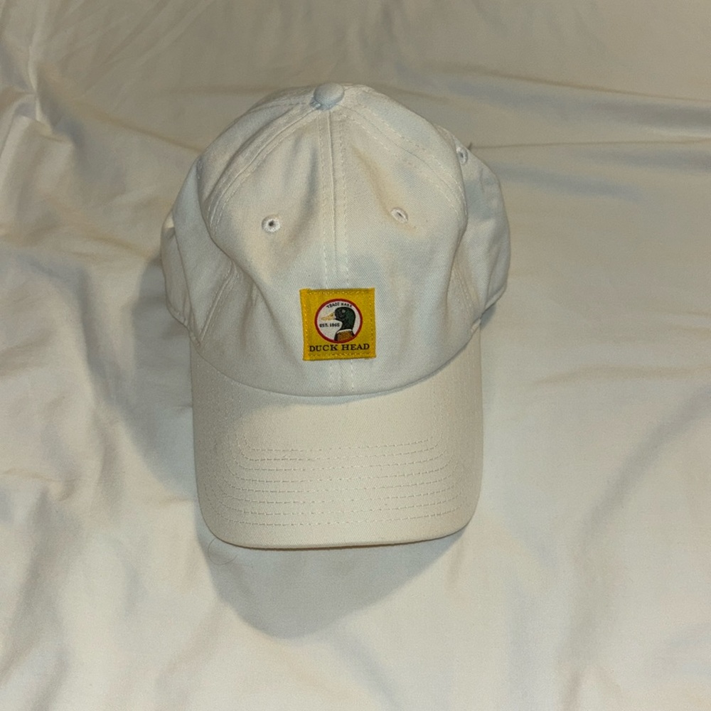 Duck Head Yellow Label Hat Snow White